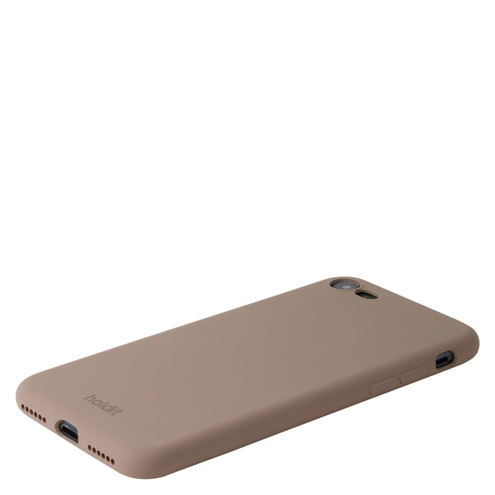 Holdit iPhone SE/8/7 Soft Touch Skal Silikon - M&a Brown