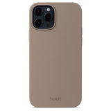 Holdit iPhone 12/12 Pro Soft Touch Skal Silikon - M&a Brown