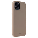 Holdit iPhone 12/12 Pro Soft Touch Skal Silikon - M&a Brown