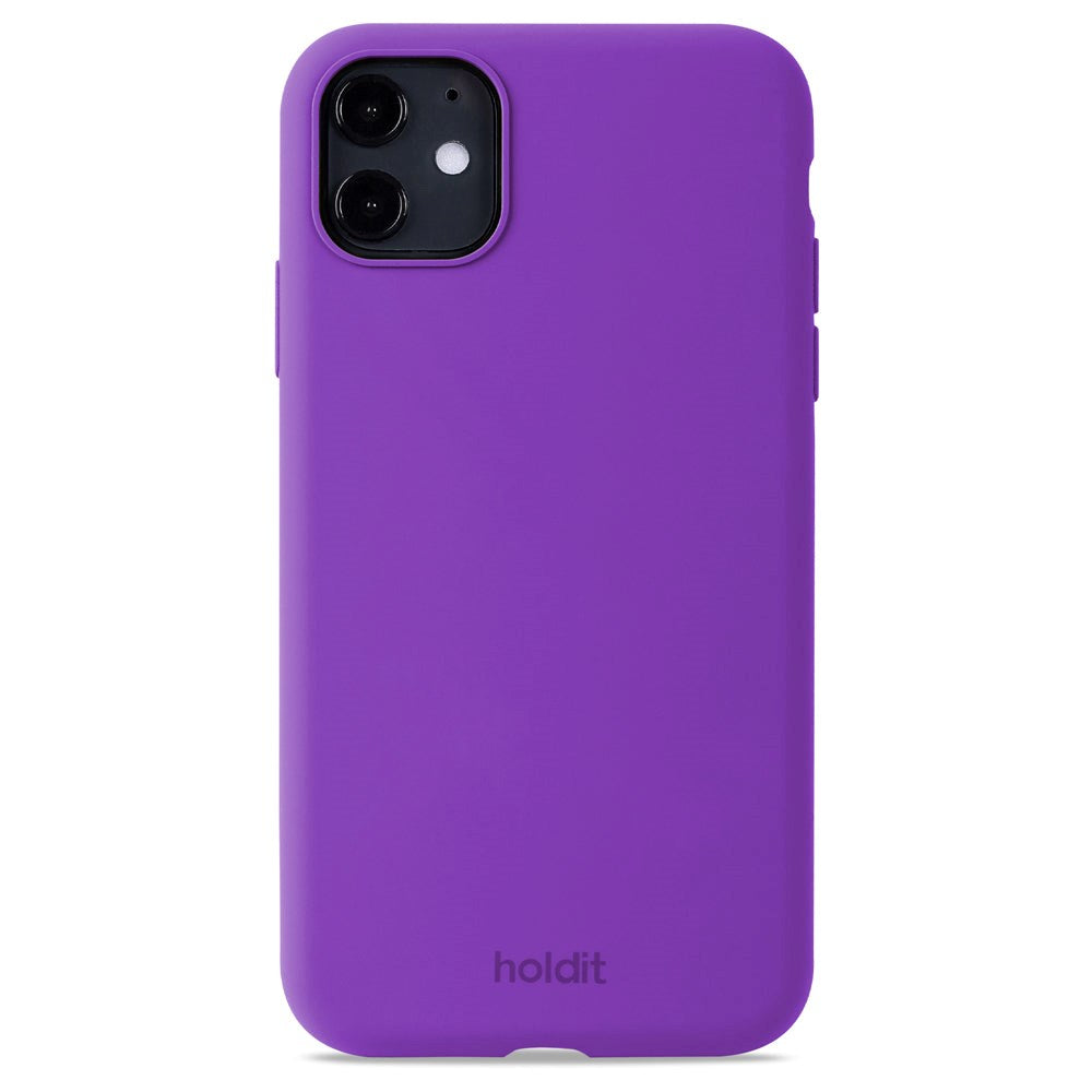 Holdit iPhone 11 Soft Touch Skal Silikon - Bright Purple