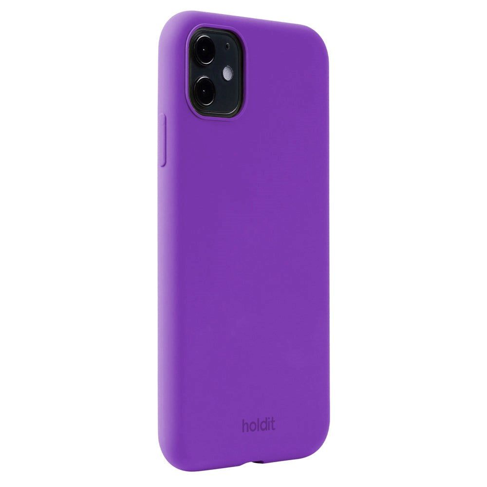 Holdit iPhone 11 Soft Touch Skal Silikon - Bright Purple