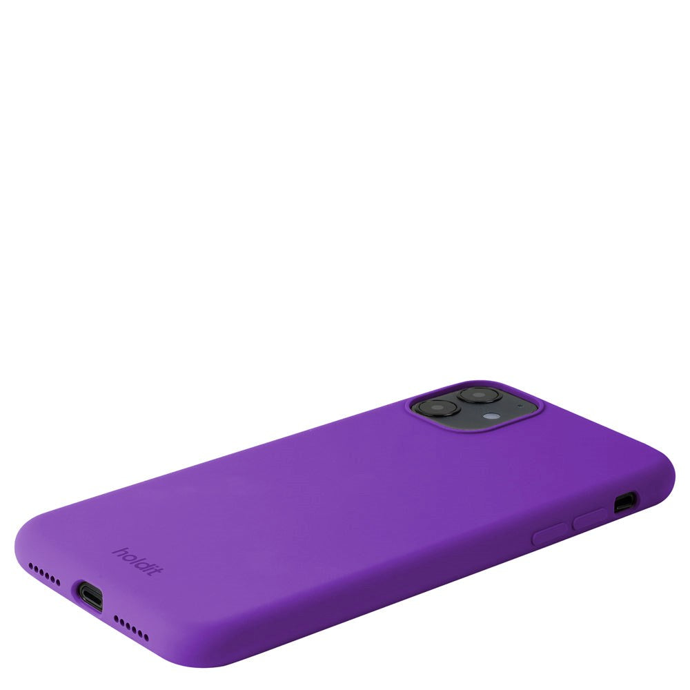 Holdit iPhone 11 Soft Touch Skal Silikon - Bright Purple