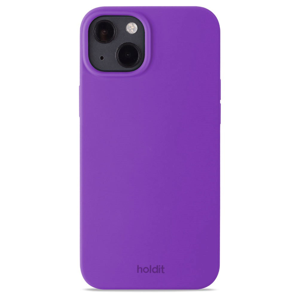 Holdit iPhone 13 Soft Touch Skal Silikon - Bright Purple