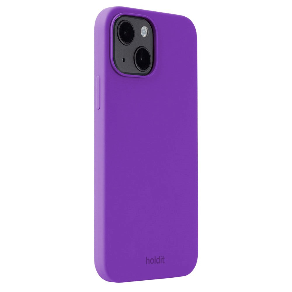 Holdit iPhone 13 Soft Touch Skal Silikon - Bright Purple