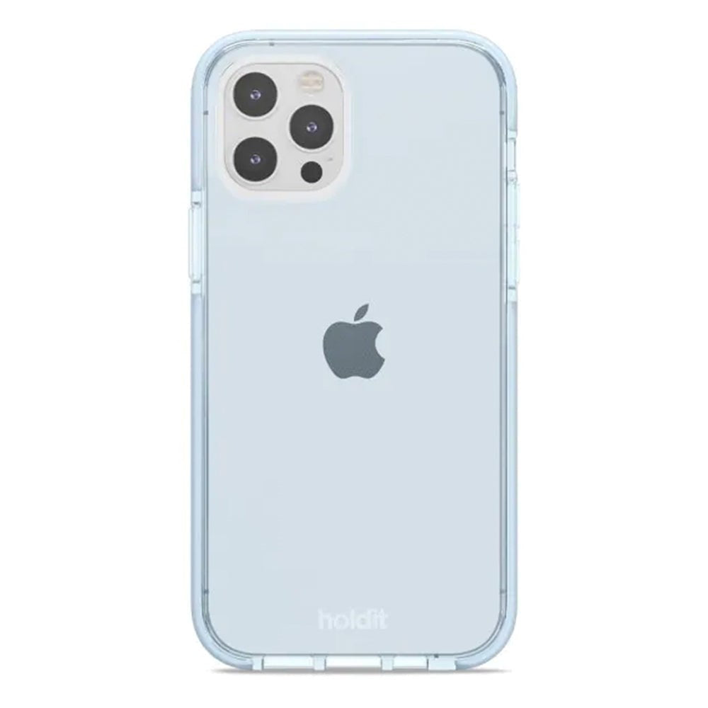 Holdit iPhone 12 / 12 Pro Seethru Skal - Mineral Blue