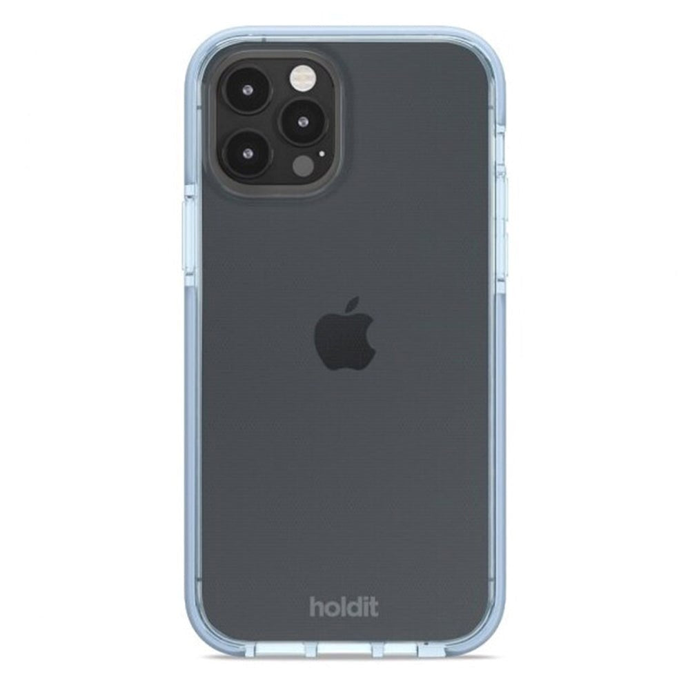 Holdit iPhone 12 / 12 Pro Seethru Skal - Mineral Blue