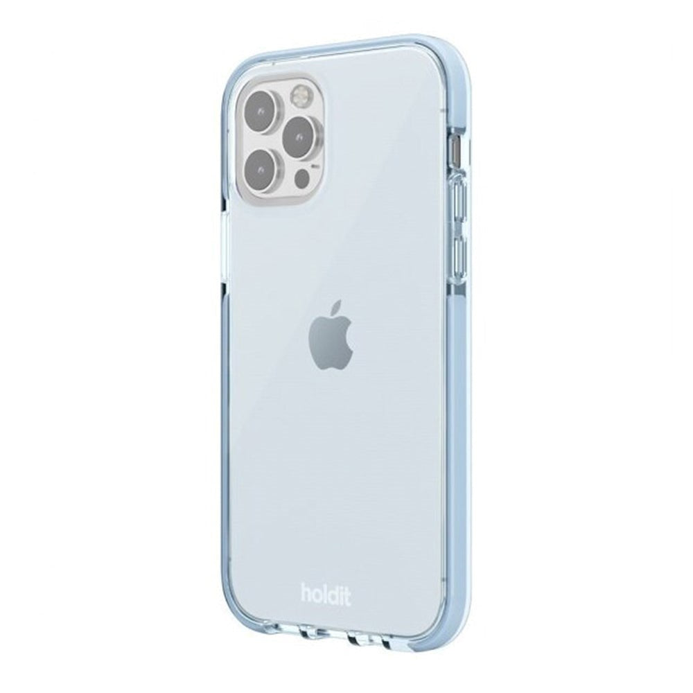 Holdit iPhone 12 / 12 Pro Seethru Skal - Mineral Blue