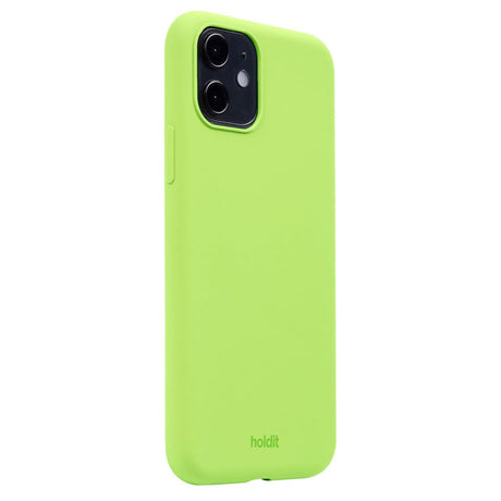 Holdit iPhone 11 Soft Touch Skal Silikon - Acid Green