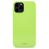 Holdit iPhone 12 / 12 Pro Soft Touch Skal Silikon - Acid Green