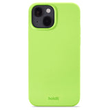 Holdit iPhone 14 / 13 Soft Touch Skal Silikon - Acid Green