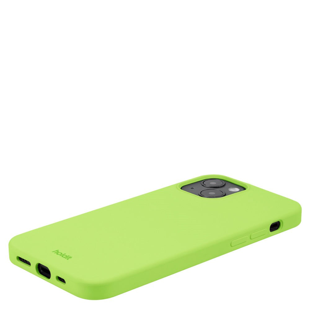 Holdit iPhone 14 Plus Soft Touch Skal Silikon - Acid Green