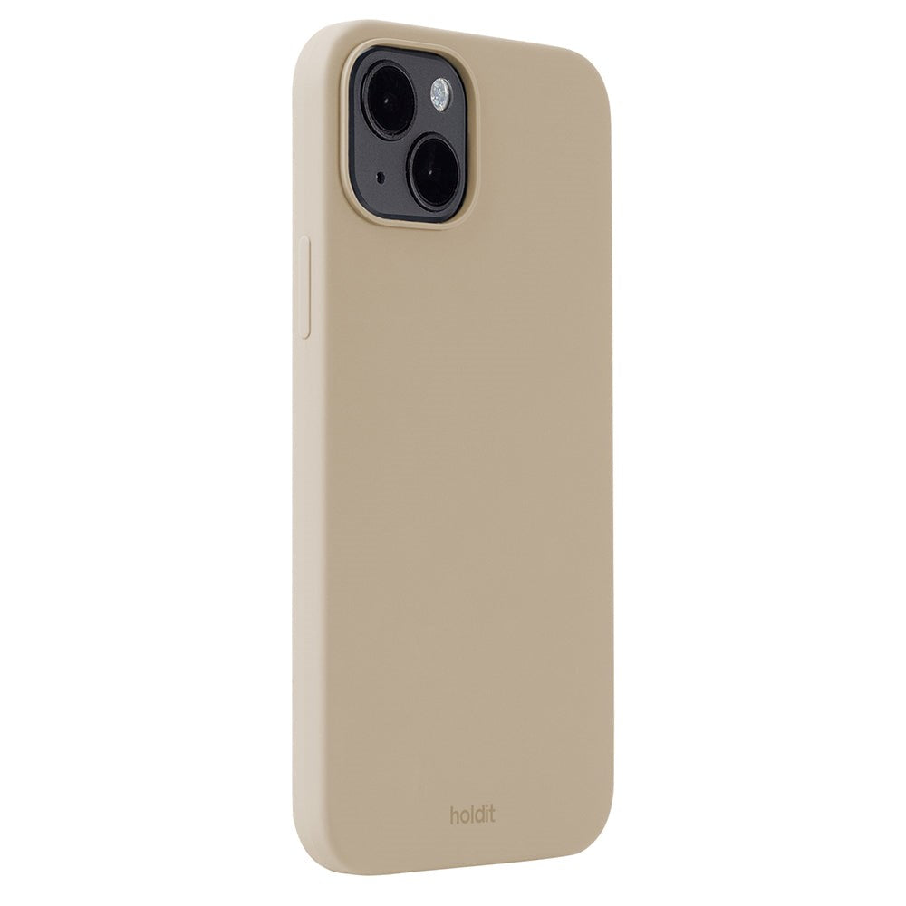 iPhone 14 Plus Holdit Soft Touch Skal Silikon - Latte Beige