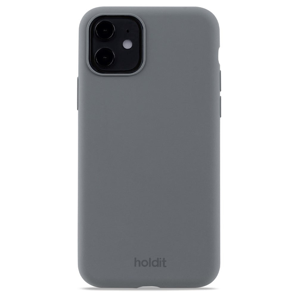 Holdit iPhone 11 Soft Touch Skal Silikon - Space Gray