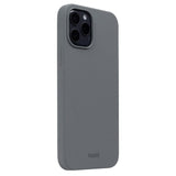 Holdit iPhone 12 / 12 Pro Soft Touch Skal Silikon - Space Gray