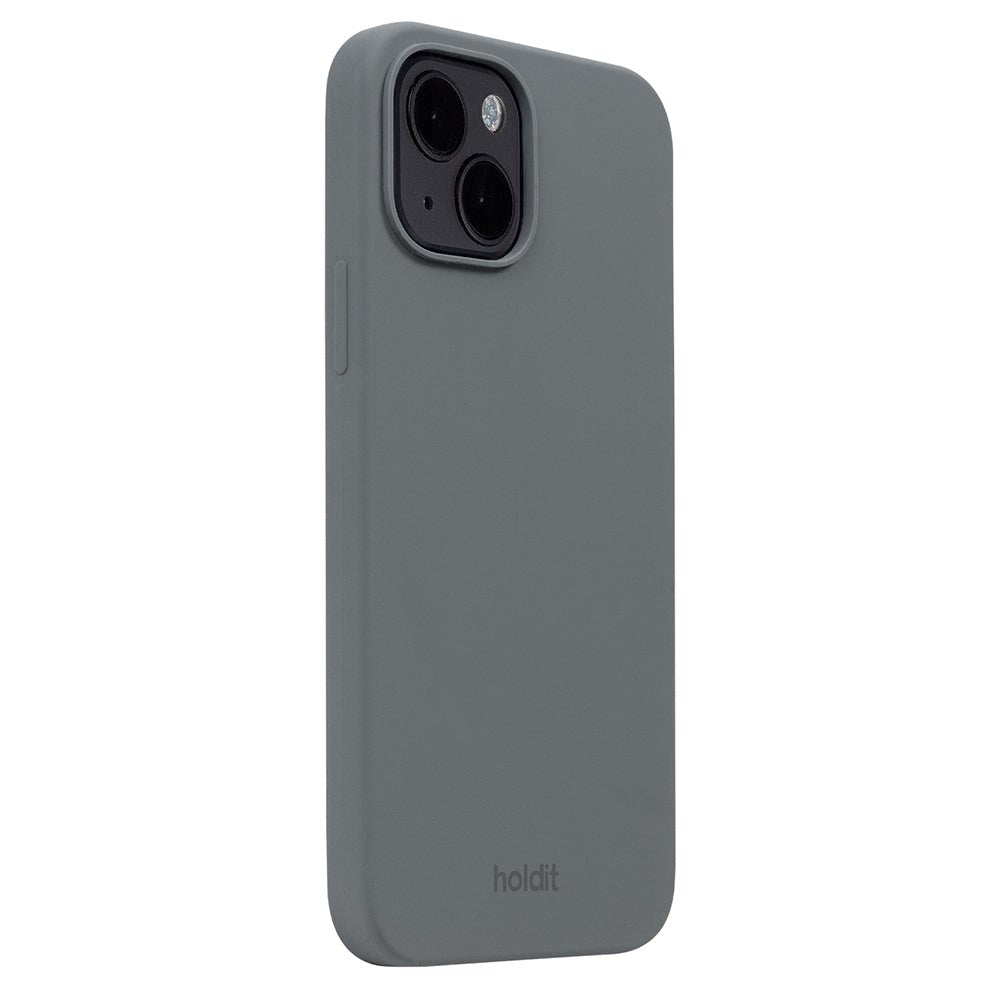 iPhone 14/13 Holdit Soft Touch Skal Silikon - Space Gray