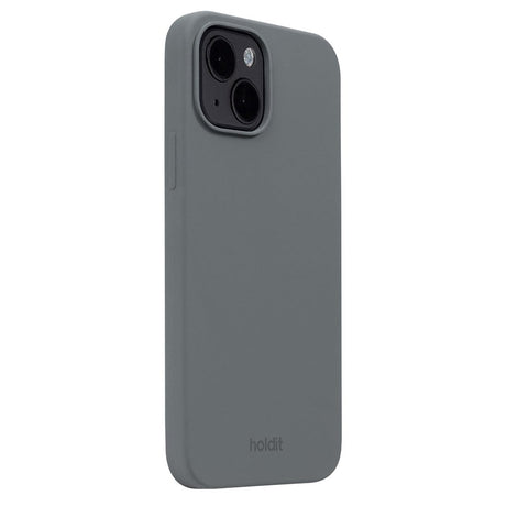 iPhone 14/13 Holdit Soft Touch Skal Silikon - Space Gray