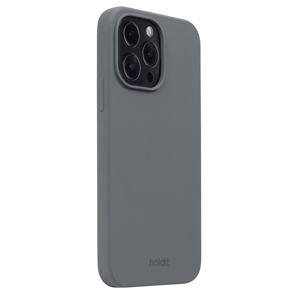 iPhone 14 Pro Max Holdit Soft Touch Skal Silikon - Space Gray