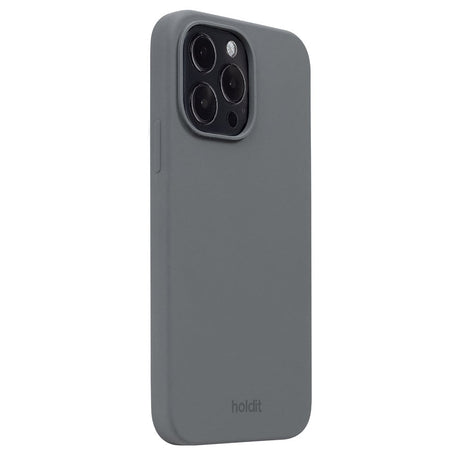 iPhone 14 Pro Max Holdit Soft Touch Skal Silikon - Space Gray