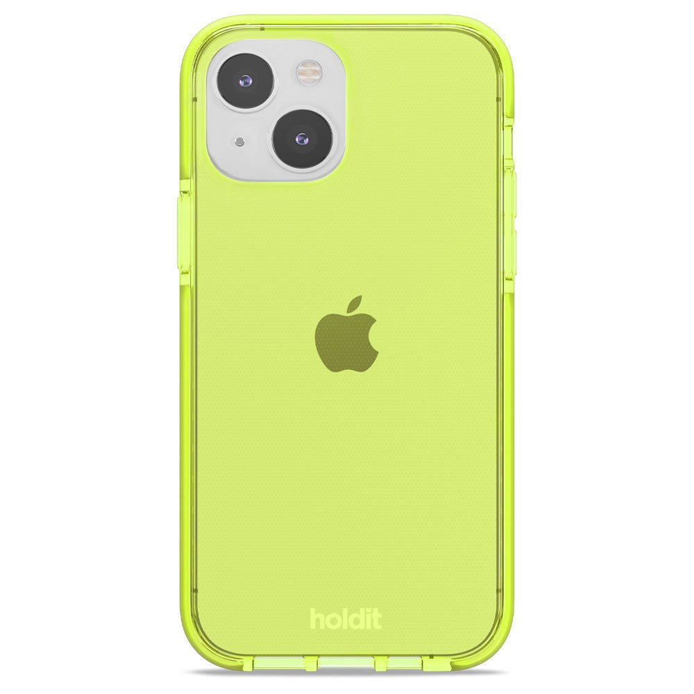 iPhone 14 / 13 Holdit Seethru Skal - Acid Green