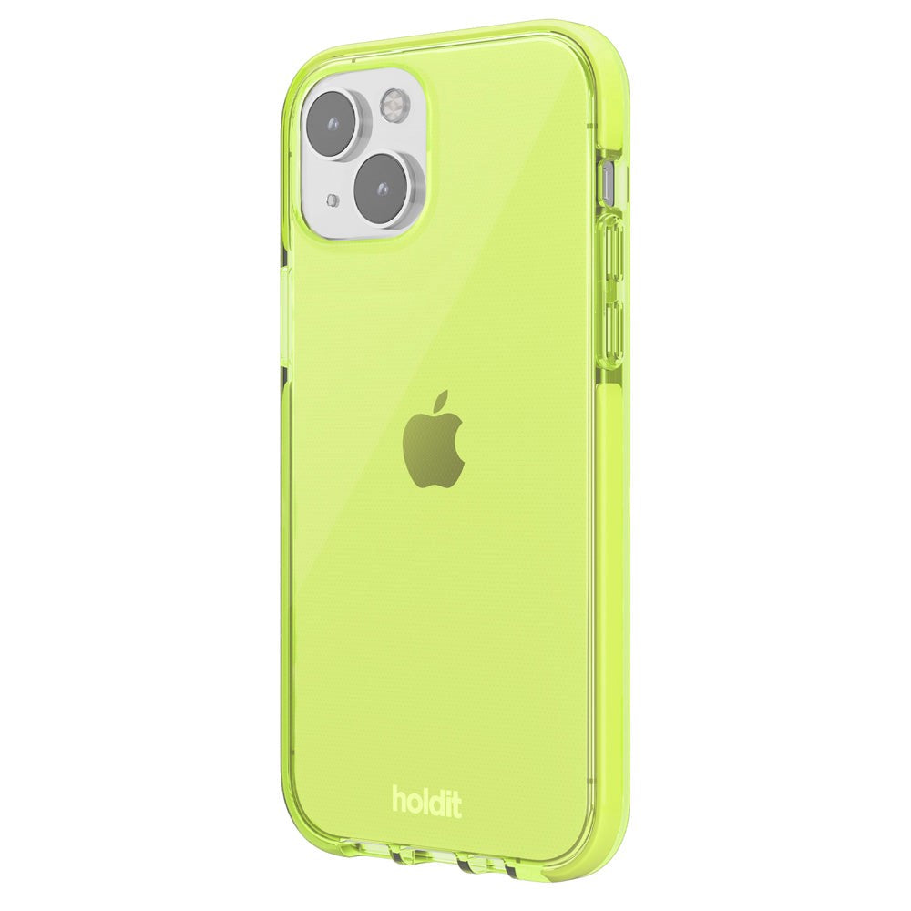 iPhone 14 / 13 Holdit Seethru Skal - Acid Green