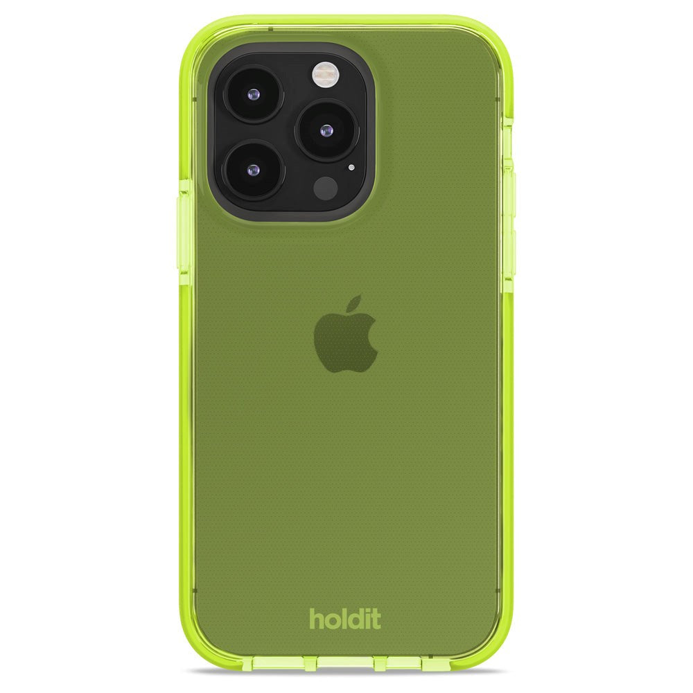 iPhone 14 Pro Holdit Seethru Skal - Acid Green