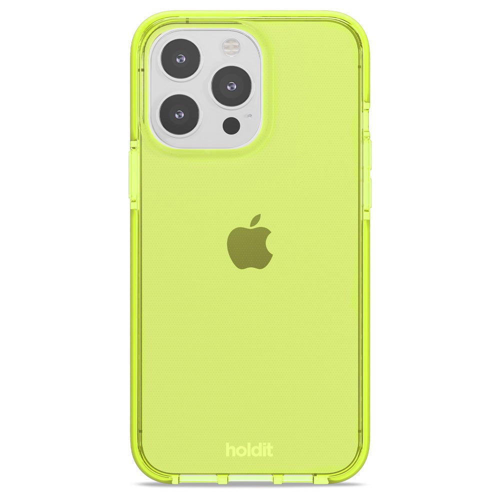 iPhone 14 Pro Max Holdit Seethru Skal - Acid Green