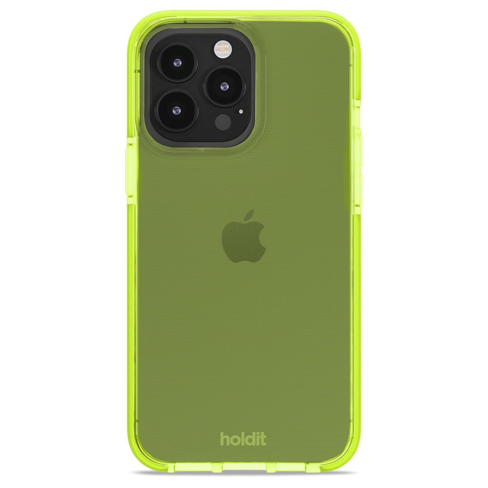 iPhone 14 Pro Max Holdit Seethru Skal - Acid Green