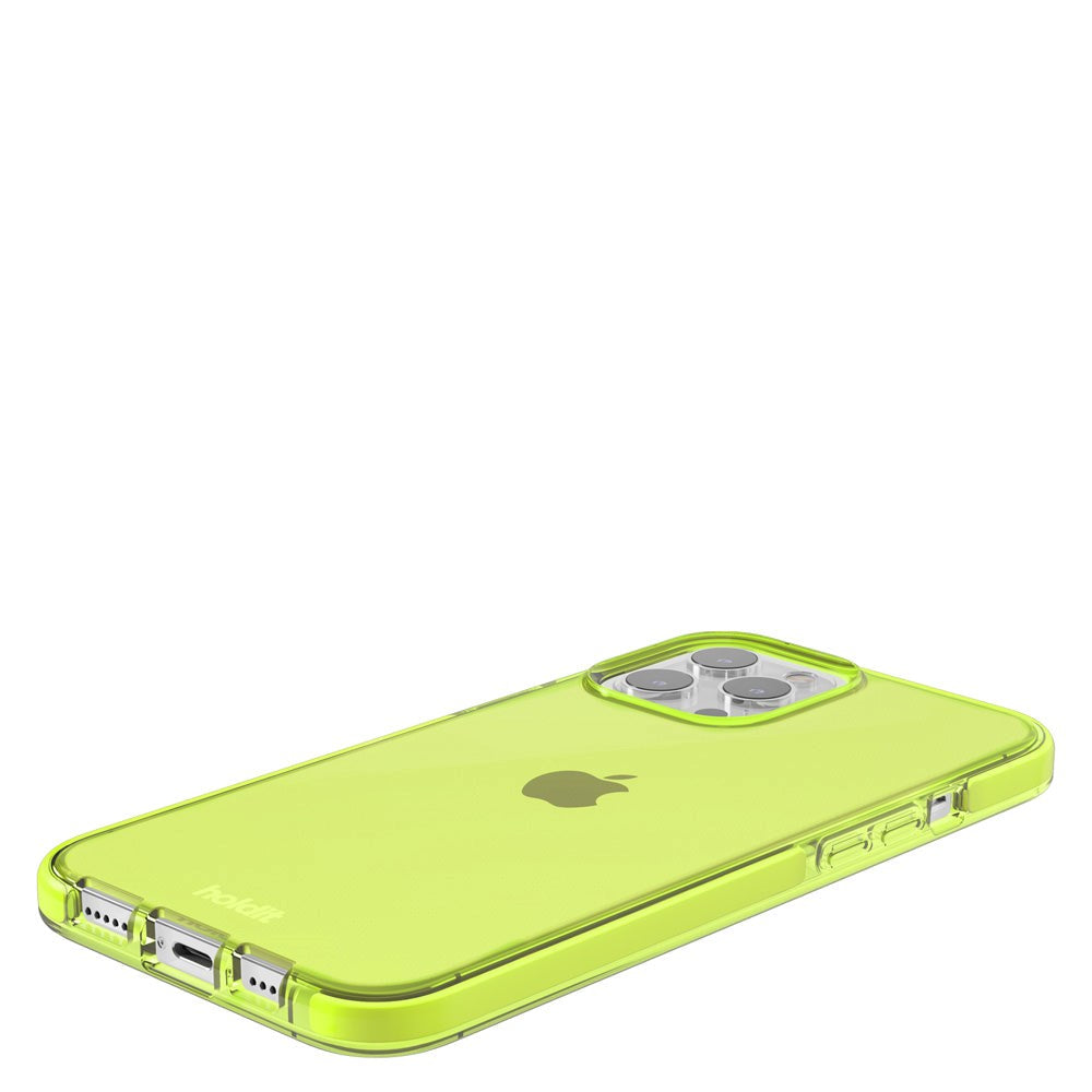 iPhone 14 Pro Max Holdit Seethru Skal - Acid Green