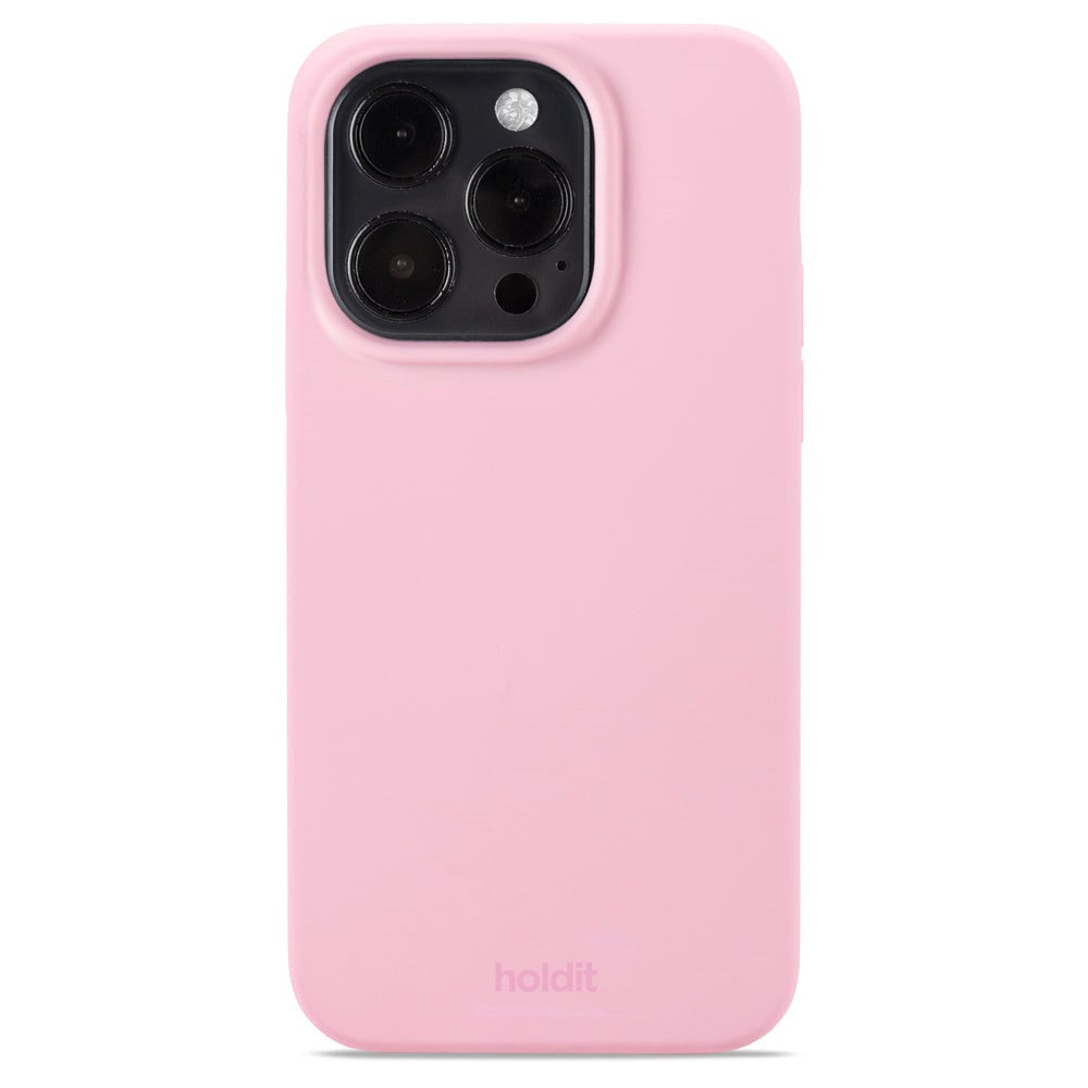 Holdit iPhone 14 Pro Soft Touch Skal Silikon - Pink