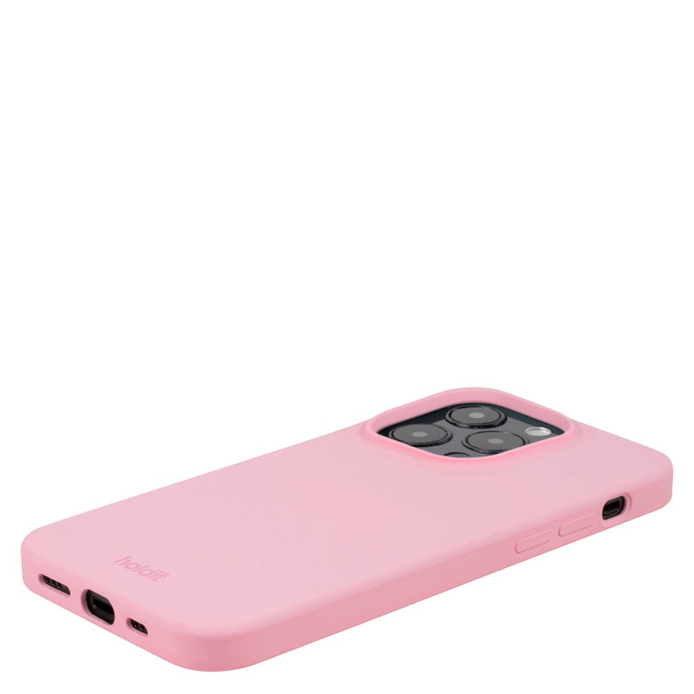 Holdit iPhone 14 Pro Soft Touch Skal Silikon - Pink