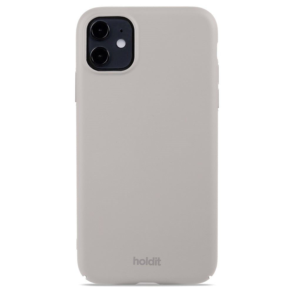 Holdit iPhone 11 Slim Plast Skal - Taupe