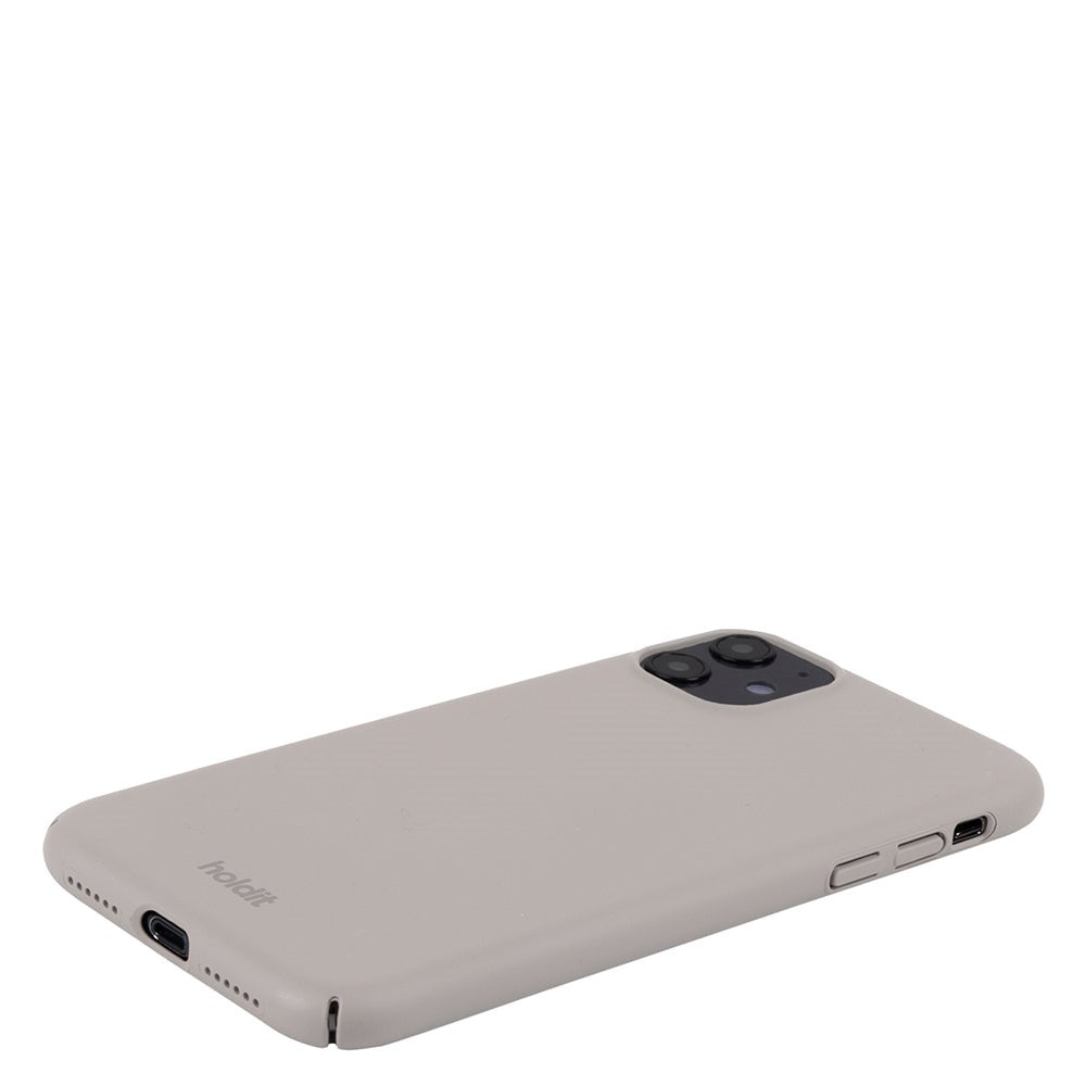 Holdit iPhone 11 Slim Plast Skal - Taupe