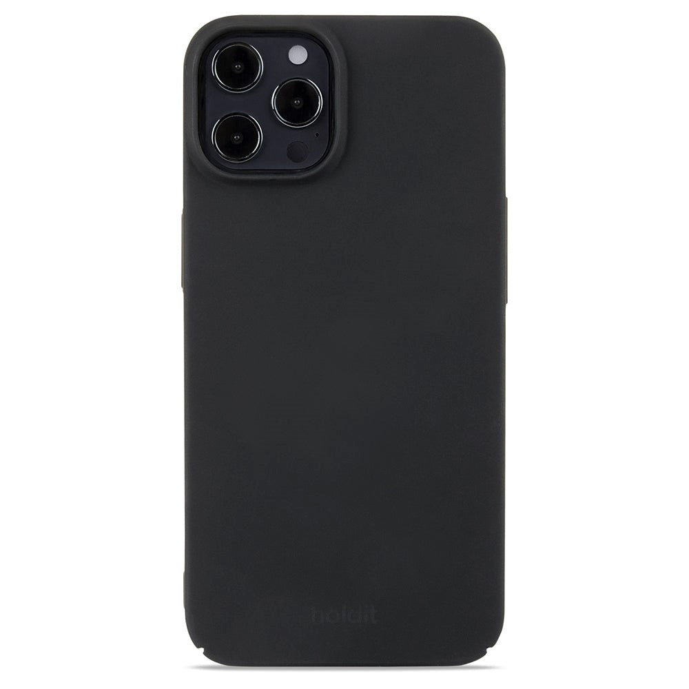 Holdit iPhone 12 / 12 Pro Slim Plast Skal - Black