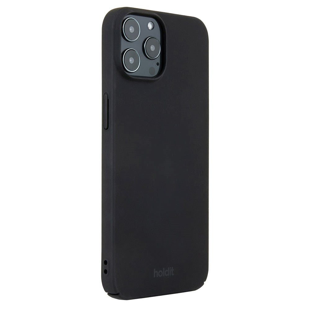 Holdit iPhone 12 / 12 Pro Slim Plast Skal - Black