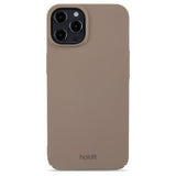 Holdit iPhone 12 / 12 Pro Slim Plast Skal - Mocha Brown