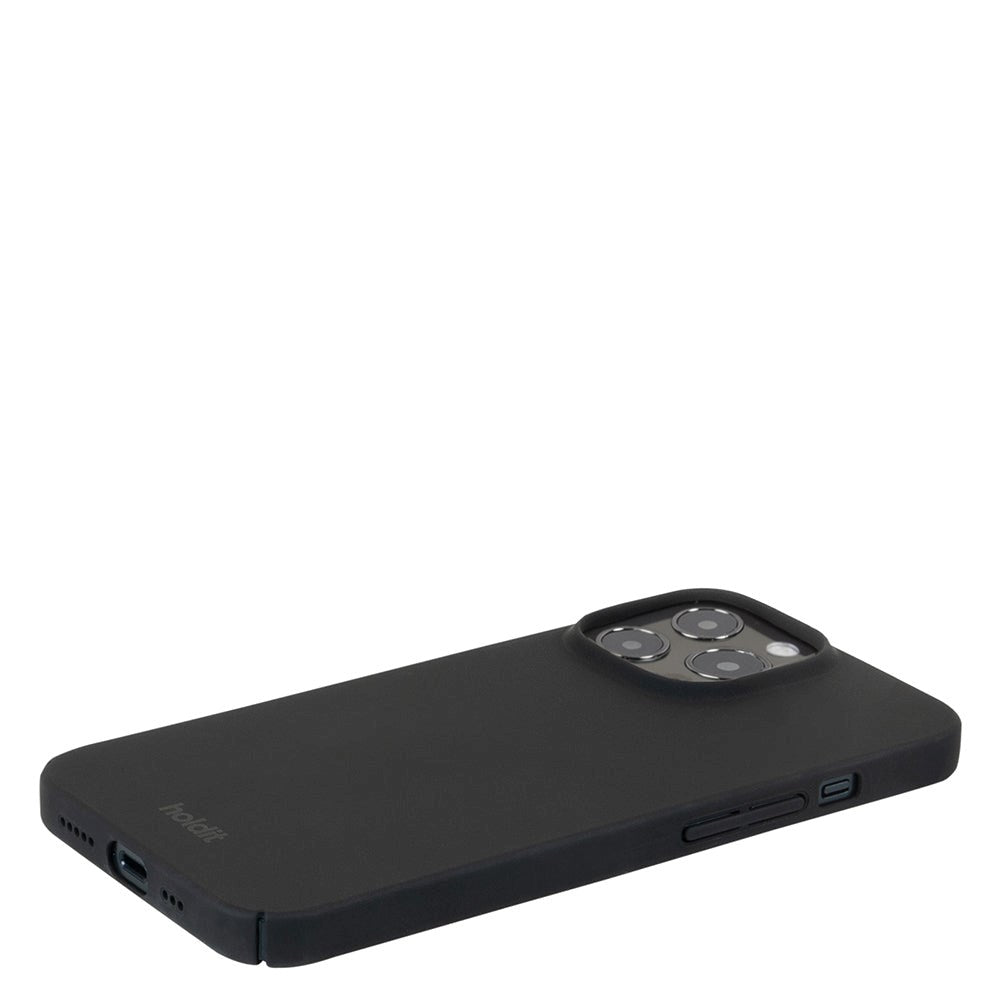 Holdit iPhone 13 Pro Slim Plast Skal - Black