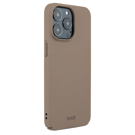 Holdit iPhone 13 Pro Slim Plast Skal - Mocha Brown