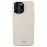 Holdit iPhone 13 Pro Slim Plast Skal - Light Beige