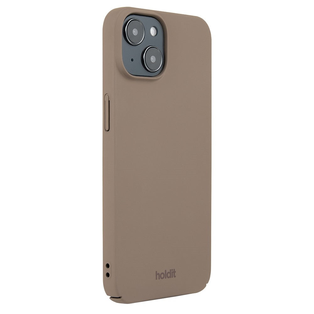 Holdit iPhone 14 / 13 Slim Plast Skal - Mocha Brown