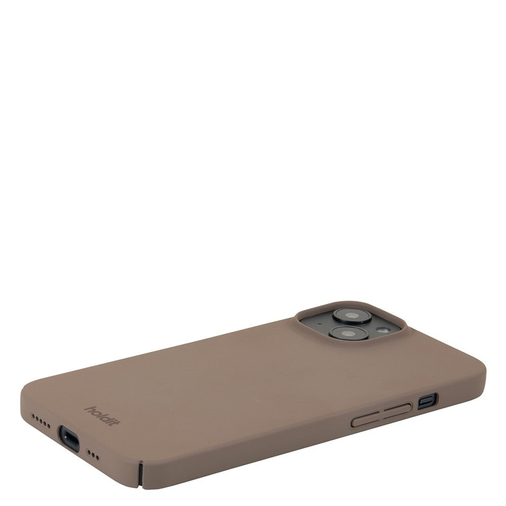 Holdit iPhone 14 / 13 Slim Plast Skal - Mocha Brown