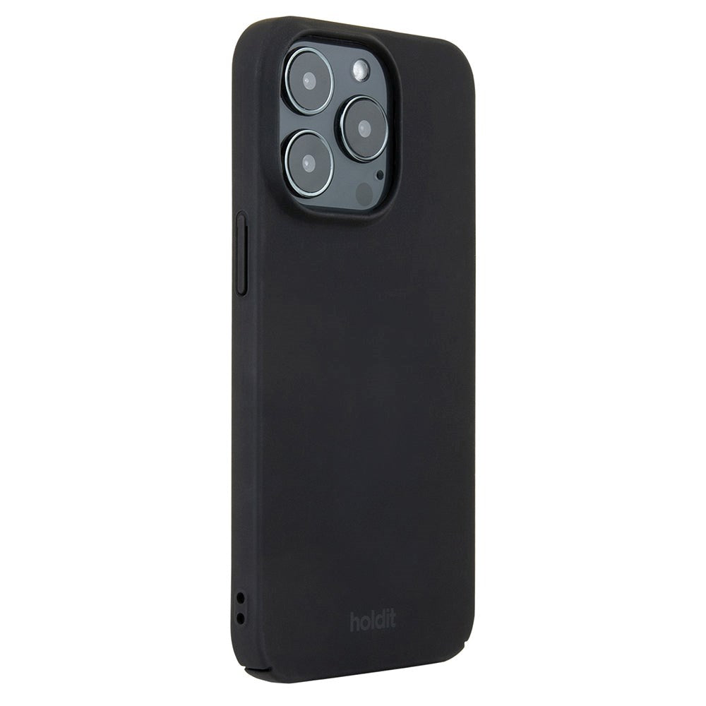 Holdit iPhone 14 Pro Slim Plast Skal - Black