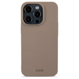 Holdit iPhone 14 Pro Slim Plast Skal - Mocha Brown