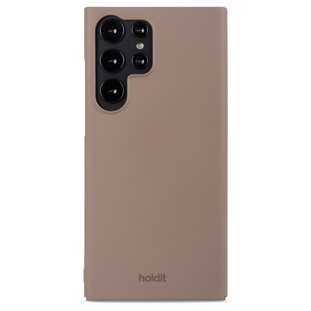 Holdit Samsung Galaxy S23 Ultra Slim Plast Skal - Mocha Brown