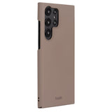 Holdit Samsung Galaxy S23 Ultra Slim Plast Skal - Mocha Brown