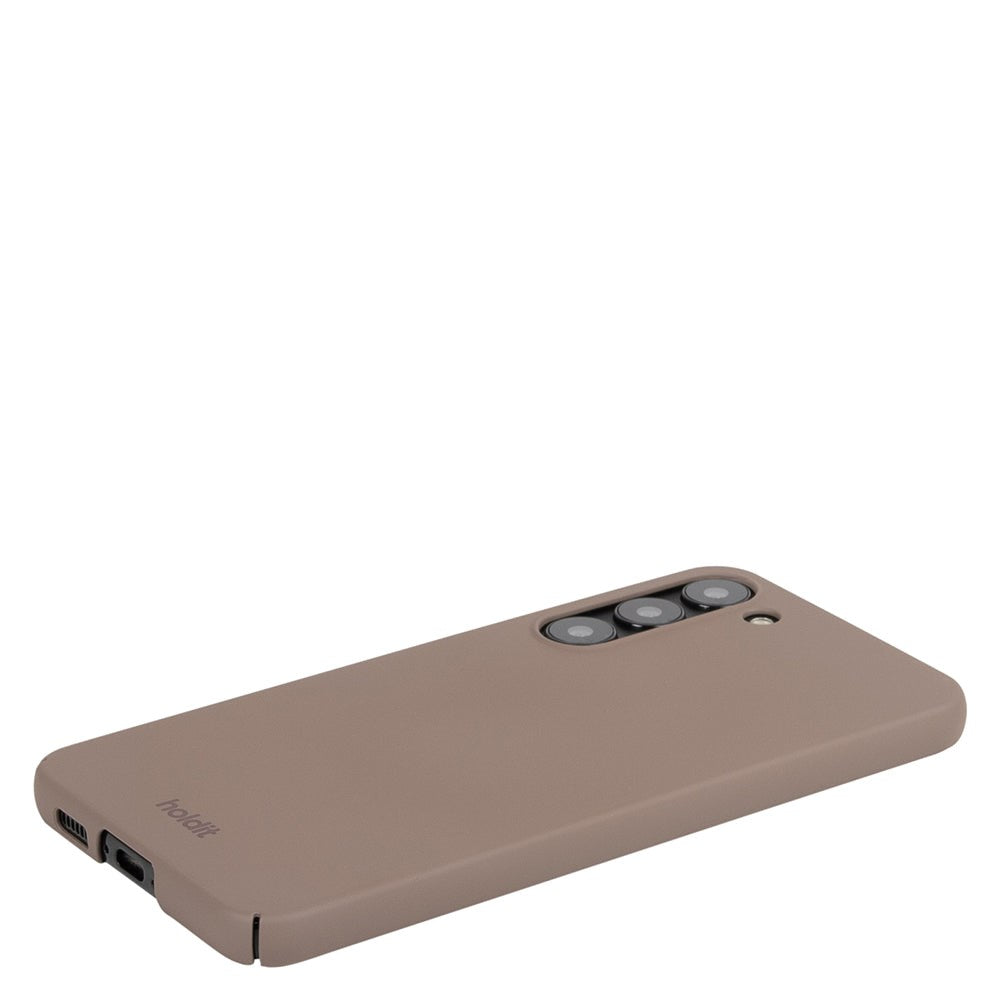 Holdit Samsung Galaxy S23+ (Plus) Slim Plast Skal - Mocha Brown