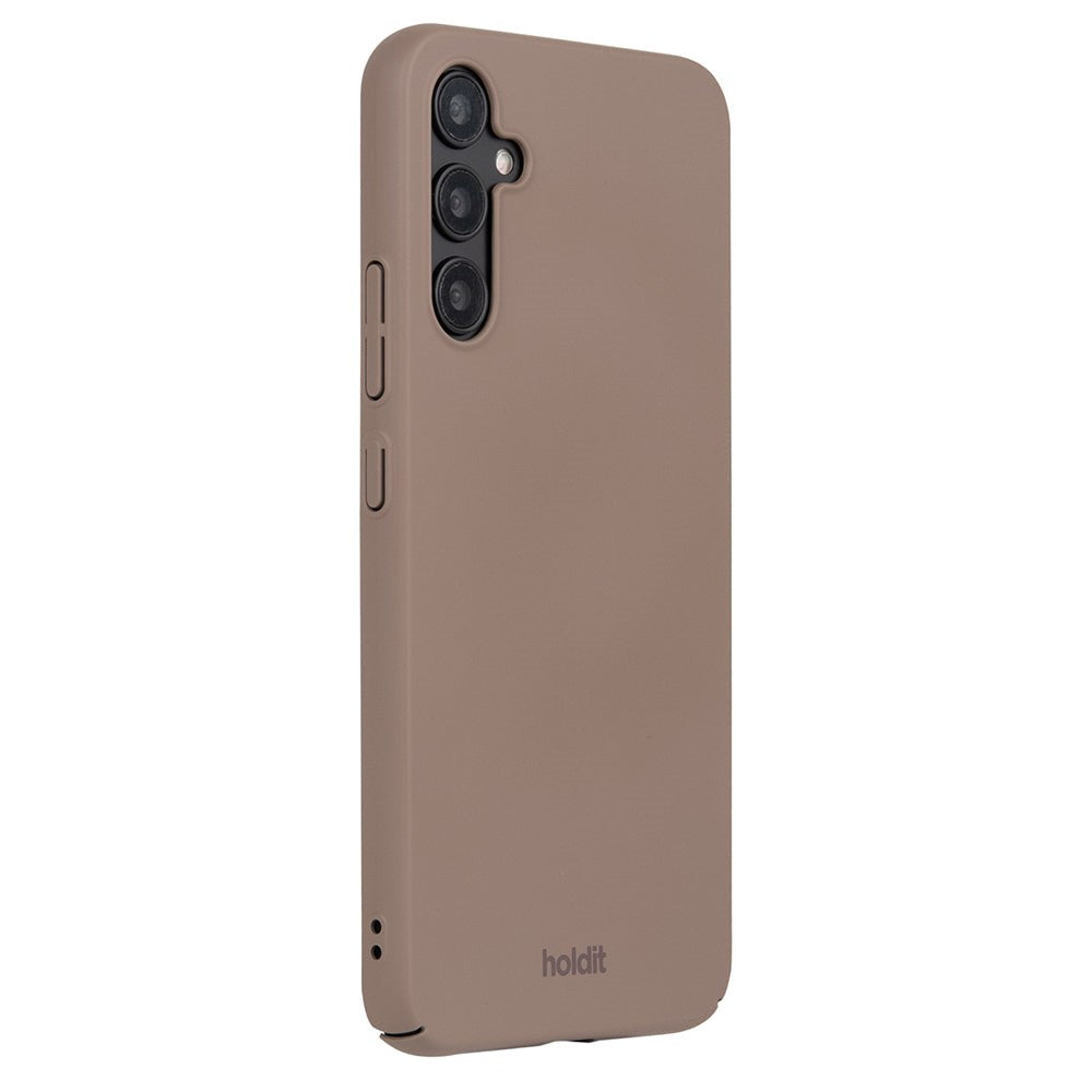 Holdit Samsung Galaxy A34 (5G) Slim Plast Skal - Mocha Brown