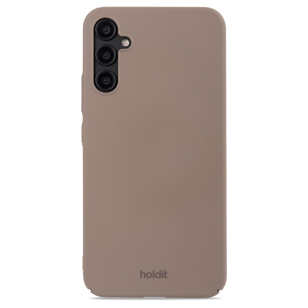 Holdit Samsung Galaxy A14 (5G) Slim Plast Skal - Mocha Brown