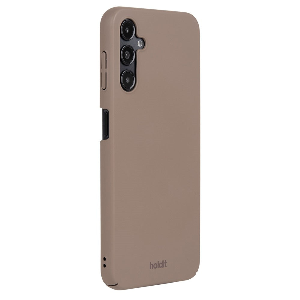 Holdit Samsung Galaxy A14 (5G) Slim Plast Skal - Mocha Brown