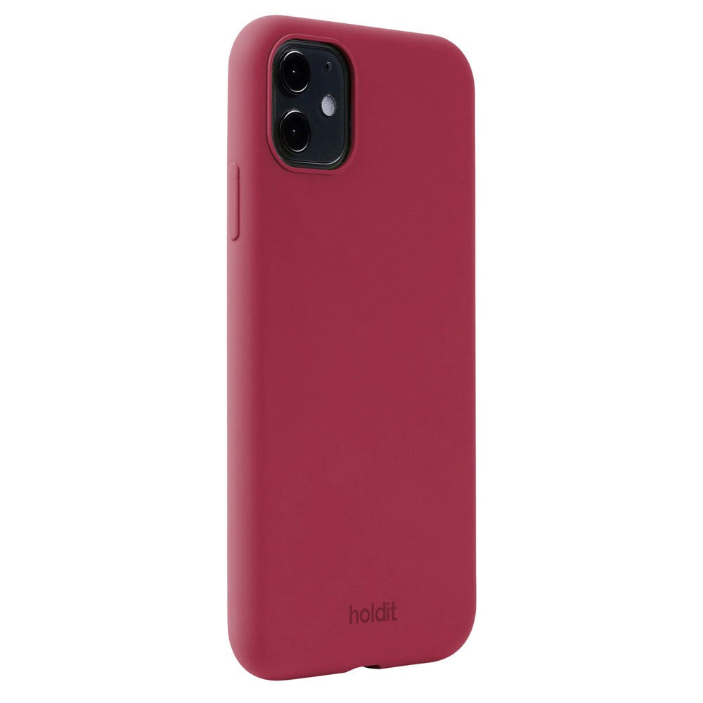 iPhone 11 Holdit Soft Touch Skal Silikon - Red Velvet