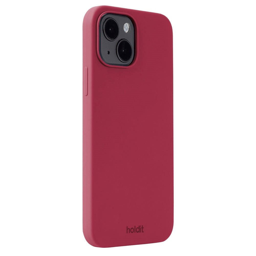 iPhone 14 / 13 Holdit Soft Touch Skal Silikon - Red Velvet